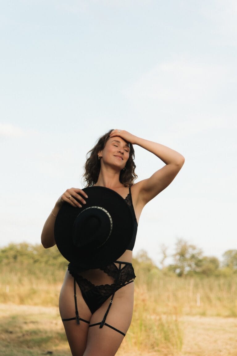 boudoir fotoshoot buiten