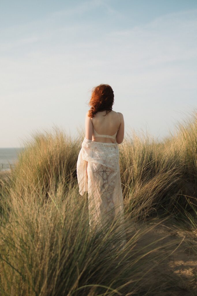 boudoir shoot op het strand