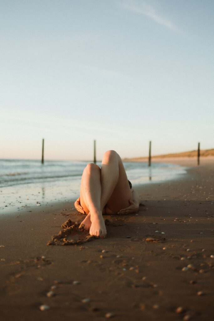 boudoir shoot op het strand